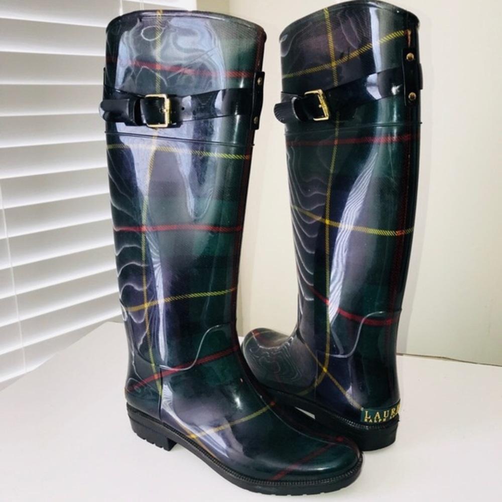 Long Ralph Lauren rain boots - Picture 2 of 8